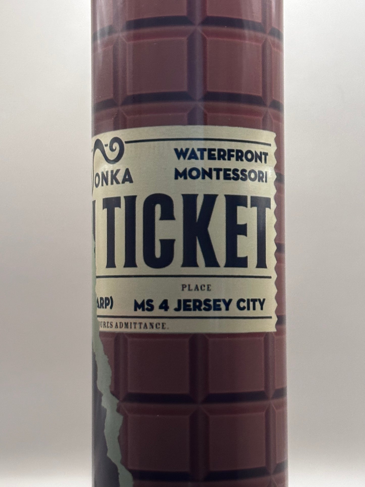 Wonka Ticket Tumbler