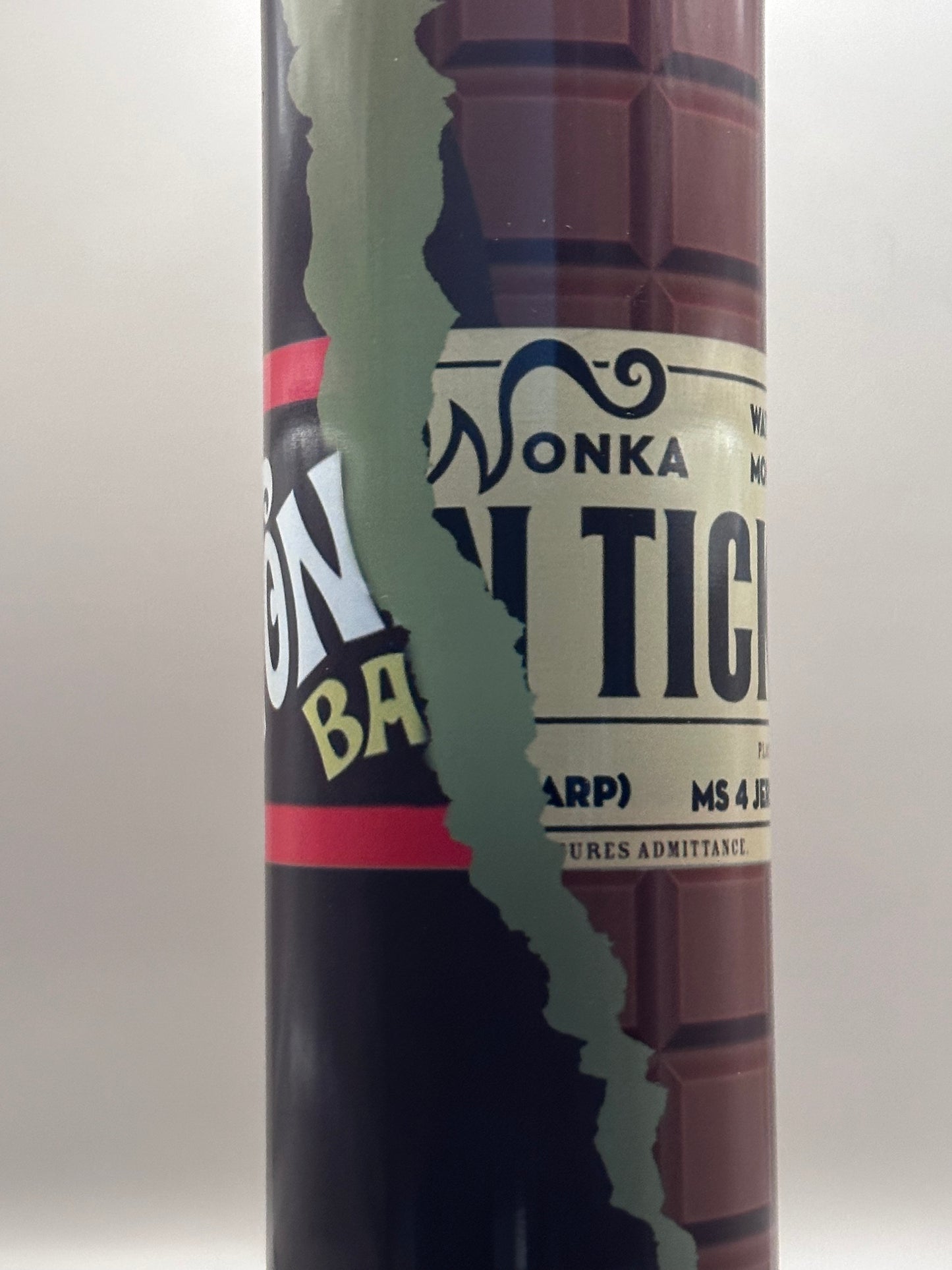 Wonka Ticket Tumbler