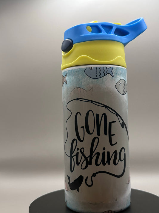 Gone Fishing Sippie Tumbler