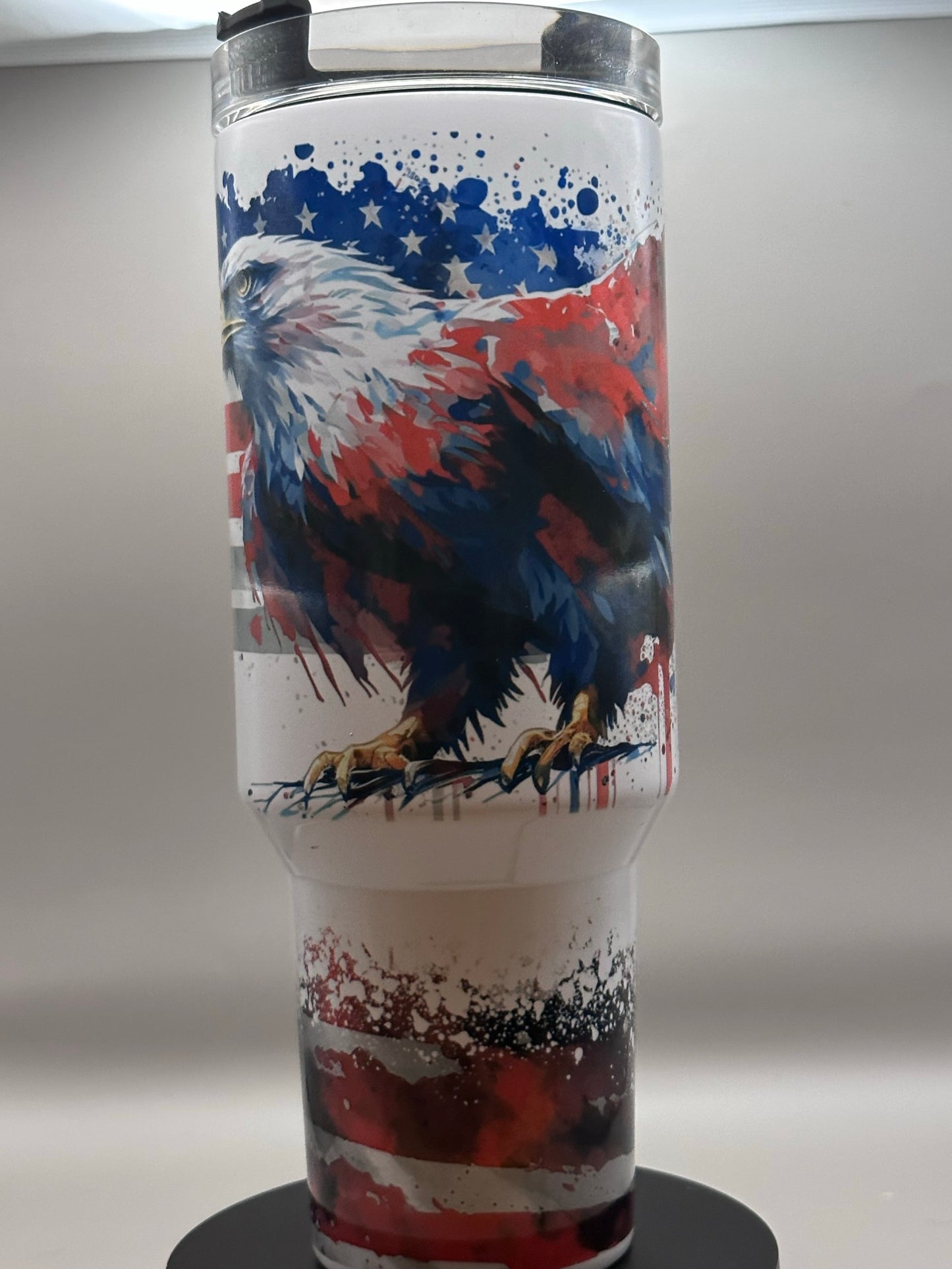 American Flag With Eagle Tumbler